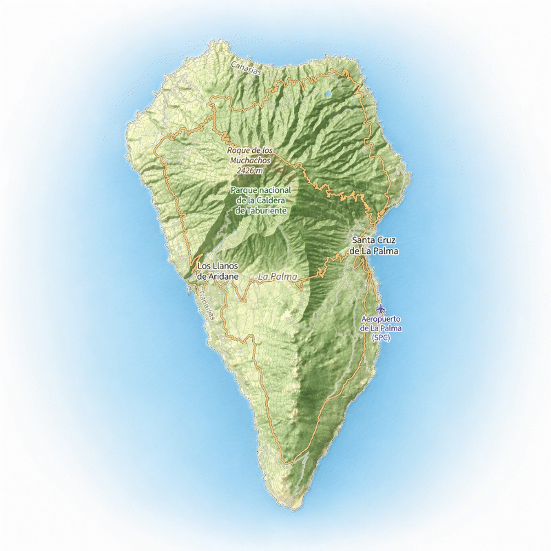Mapa La Palma